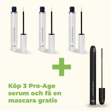 3 Pro-Age Ögonfransförbättrande Serum plus 1 Mascara Gratis